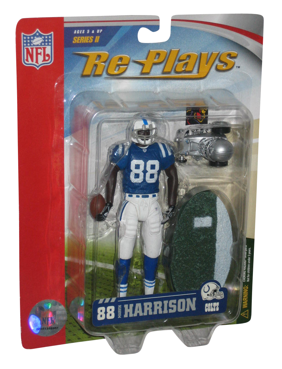 NFL Football Re-Plays Series II Marvin Harrison Colts Action Figure -  Walmart.com