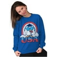 thumbnail image 4 of Tootsie Mr Owl American Patriot USA Unisex Plus Size Sweatshirt Brisco Brands 3X, 4 of 5