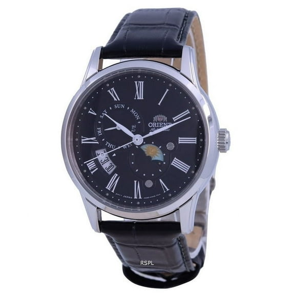 Orient Sun and Moon Automatic Black Dial Men's Watch RA-AK0010B10B