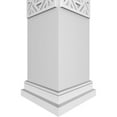 thumbnail image 5 of Ekena Millwork 8"W x 9'H Craftsman Classic Square Non-Tapered Mid-Century Fretwork Column w/ Prairie Capital & Prairie Base, 5 of 8