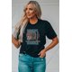 thumbnail image 1 of ABPHQTO Camiseta estampada Black Desert Darlin' Western para mujer, 1 of 5
