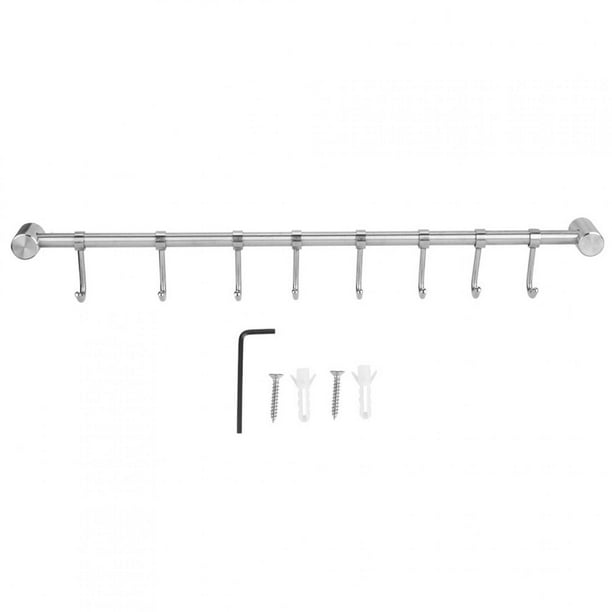 Stainless Steel Wall Hook Hanger Coat Robe Towel Hat Clothes Rack for  Kitchen Bathroom 