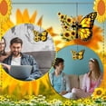 thumbnail image 3 of Papillon Tournesol Croix Salon Décoration Pendentif Papillon Croix, 3 of 6
