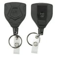 thumbnail image 2 of 2PCS Rope Key Buckle High Elasticity Stainless Steel Wear Resistant Retractable Pull Keychain for Outdoor, 2 of 9