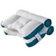 thumbnail image 1 of 2 almohadas ergonómicas de apoyo, cómodas, para mejorar el sueño, 15,7 x 23,6 pulgadas, color azul y negro, 1 of 8