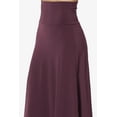thumbnail image 6 of Women's Simple Foldover Stretch A-Line Flared Knee Length Skirt Comfy Stylish, 6 of 7