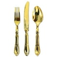 thumbnail image 4 of Luxury Baroque Collection Gold Tea Spoons 12 Pack, 4 of 5