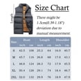thumbnail image 6 of FEOYA Warm Gilet for Men Winter Waistcoat Windproof Sleeveless Jacket Thermal Body Warmer Fleece Lined Gilet Outdoor Vest with Pockets Outerwear Vest Stand Collar Padded for Fishing Hiking 2XL, 6 of 6