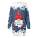 thumbnail image 3 of Vestidos Elegantes Para Mujer Vestido Cómodo Con Estampado de Feliz Navidad Para Mujer Sudadera Con Capucha de Manga Larga Vestidos Midi de Manga Larga Con Bolsillos, 3 of 3