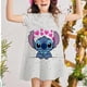 thumbnail image 1 of Vestido de verano con estampado de puntadas de Disney para niñas, ropa para niños de 12 años, vestidos de fiesta de dibujos animados para niños a la moda, dulces y frescos, 7T Gao Jinjia LED, 1 of 2