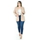 thumbnail image 1 of Blazer manga 3/4 Roman Fashion /Tallas Extras, 12255 (Beige) multicolor 42, 1 of 5