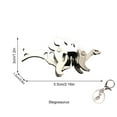 thumbnail image 3 of Up to 65% Off 3d Three-dimensional Metal Stainless Steel Model Mechanical Dinosaur Keychain Necklace Rings Earring Jewelry on Clearance, 3 of 3