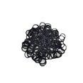 thumbnail image 1 of Yaju Thick Seamless Cotton Hair Bands Elastic Hair Ties Stretch Hair Rope No Crease Soft Ponytail Holders For Women Girls Ladies(100pcs, Black), 1 of 5