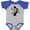 Baseball Heather and Royal, variant on Inktastic Harp Silhouette Music Boys or Girls Baby Bodysuit