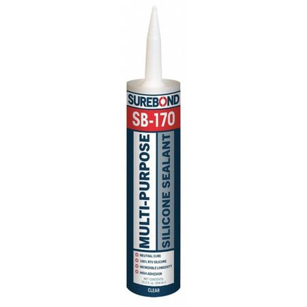 RTV Silicone Sealant,Clear,10.3 oz. SUREBOND SB170 T CL