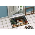 thumbnail image 6 of Carolines Treasures DAC2716JMAT 0.15 x 24 x 36 in. Old English Sheepdog Cozy Christmas Doormat, 6 of 6