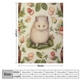 thumbnail image 4 of ONETECH Watercolor Forest Animals Blanket Gifts for Watercolor Forest Animals Lover for Teen,Watercolor Forest Animals Fannel Throw Blanket Super Soft Throws Blanket for Bed Couch Sofa, 4 of 6