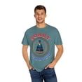 thumbnail image 4 of Hilarious Railways Wagon Travelling Enthusiast Lover Fan Humorous Intercity Engine Steam Engine Devotee Unisex Garment-Dyed T-shirt, 4 of 4