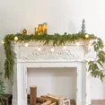 thumbnail image 5 of 9Ft Christmas Norfolk Pine Garland Dense Pine Real Touch Artificial Pine Cypress Ornament for Holiday Fireplace Table Home Decor, 5 of 5