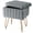 Gray, variant on EDX Stool Chair with Storage Space,with Non-Slip Feet, for Dressing Room, Bedroom, White
