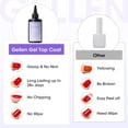 thumbnail image 2 of Capa superior en gel GELLEN, no se limpia, 100 ml, de alto brillo, larga duración, 2 of 7