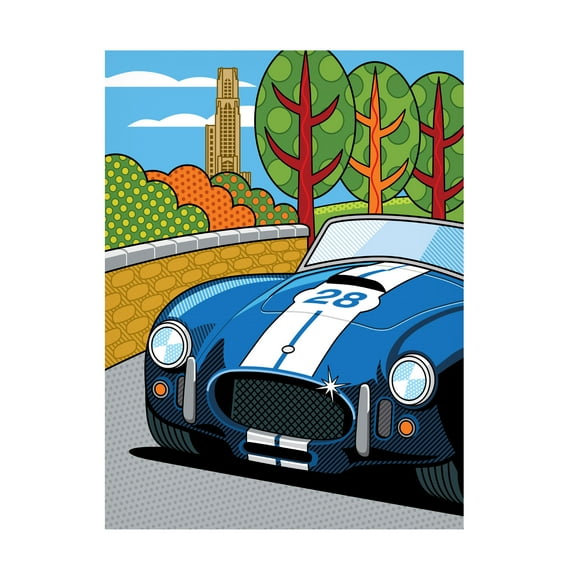 Ron Magnes 'Pittsburgh Vintage Grand Prix' Canvas Art