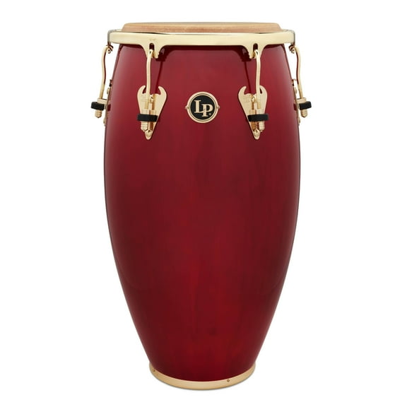 Latin Percussion M754S-RW Matador 12.5" Wood Tumba Red w/ Gold Hardware