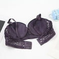 thumbnail image 3 of Fiaer Women’s Push up Lace Bra Comfort Underwire Adjustable Straps Support Breathable Bras Purple 80C, 3 of 4