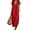 Red, variant on longantii Summer Dresses for Women 2026 Sleeveless V Neck Ruffle Cap Sleeve Long Dress with Pockets Beach Vacation Outfits White XL