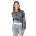 thumbnail image 2 of Sudadera Quarry Cropped Animal print Para Mujer, 2 of 5