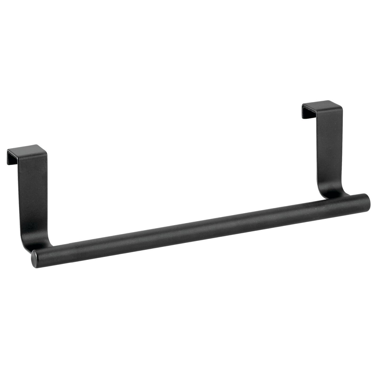 mDesign Metal Over Kitchen Door Towel Bar Holder for Hand, Dish