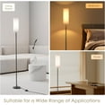 thumbnail image 5 of CAALOGT Floor Lamp, Modern Standing Lamp with 3 Color Temperatures, Foot Switch, for Living Room, Bedroom (9W LED Bulb ), 5 of 7