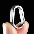 thumbnail image 3 of Luxury Titanium Key Ring Quickdraw Keychain Men Women Titanium for Car Key Rings Holder Lightweight EDC Carabiner Accessories, 3 of 10