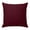 Deep dark red, variant on Throw Pillow Covers 16x16 Inch, Burgundy Decorative Pillow Cases for Couch Sofa Bed, Romantic Red Modern Solid Color Farmhouse Cotton Linen Square Home Decor Pillowcases with Hidden Zipper