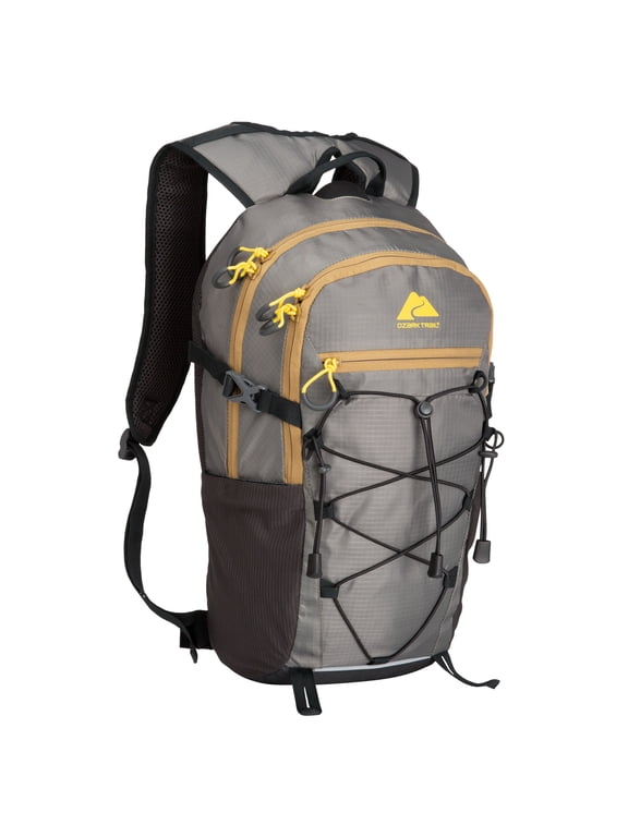 17L Gray Technical Backpack for Camping Hiking and Mountaineering