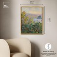 thumbnail image 5 of Flower Beds At Vetheuil Canvas Vintage Classic Landscape Art by Art Remedy, Gold Frame, 20" x 24", 5 of 7