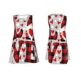 thumbnail image 7 of KLL Buffalo Plaid Love And Gnome Pattern Womens Summer Dresses 2025,Loose Round Neck Sleeveless Sundresses Tank Dresses with Pockets, 7 of 7