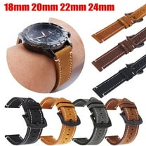 DESIGNICE Soft Leather Watch Band Strap 18mm 20mm 22mm 24mm Quick Release Pin Vintage Leather Watchband Replacement Bands