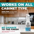 thumbnail image 4 of Kitchen Cabinet Cleaner – Gentle, Residue-Free and Effective Everyday Degreaser & Grime Remover for Wood, Painted and Finished Furniture - Complete with Cleaning Brush & Cabinet Cleaner Spray 8 oz, 4 of 4