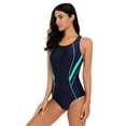 thumbnail image 5 of Charmo Women's One Piece Swimsuit Athletic Racerback Swimwear One Piece Sport Bathing Suit, 5 of 5