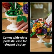 LEGO Botanicals Flower Arrangement Artificial Flowers Building Set - Wedding Decor for Table Display - Gift for Wedding, Bridesmaid - Unique Bouquet for Adults, Ages 18+ 10345