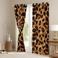 thumbnail image 3 of Erosebridal Wildlife Cheetah Print Curtains Pack of 2 (42x84 Each) For Teens,Girls Boys Animal Leopard Print Curtains Blackout, 3 of 6