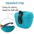 thumbnail image 3 of Bolsa de silicona para premios de perro - Bolsa pequeña de entrenamiento - Bolsa portátil para premios de perro con correa, cierre magnético y clip, tamaño 283 g (10 oz x 2), bolsa de entrenamiento, 3 of 5