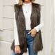 thumbnail image 4 of Chaqueta larga y cálida para mujer, de invierno, con cuello en V liso, 4 of 5