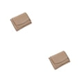 thumbnail image 4 of Qarigey Cartera de cuero para mujer, monedero plegable, tarjetero, billetera Caqui 2Conjunto, 4 of 6