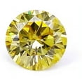 thumbnail image 3 of Moissanite Loose Stone Round Brilliant Cut 3m--14mm Natural Yellow Colored Gemstone for Jewelry Making,Engagement Ring Pendant Necklace Earrings with GRA Certificate Anniversary Gifts, 3 of 8