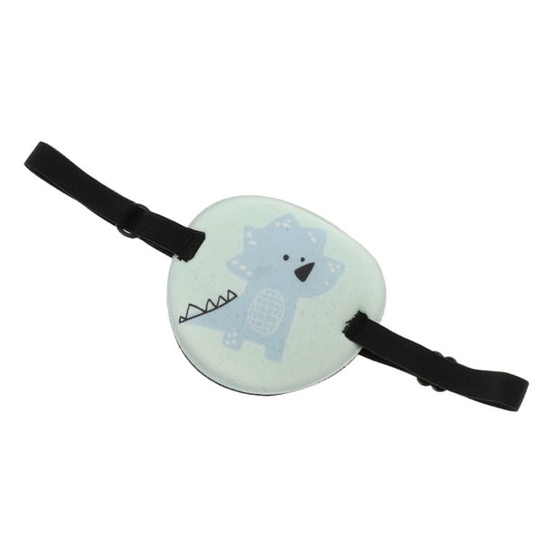 1 Pc Máscara de Sueño 3D de Triceratops Azul Verde, Funda Suave para los Ojos 3D para Descanso