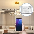 thumbnail image 2 of Módulo Interruptor Inteligente WiFi CA 85-250 V, Temporizador Lento, Relé Inteligente, Controlador Aplicación , Control por Voz, Relé Lento 1 Canal., 2 of 8