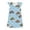 1-Sky Blue, variant on Shadoumai Little Girl Dresses Flutter Sleeve Easter's Day Cute Prints Outerwear Suspender Dress Flower Summer Dresses for Girl