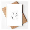 thumbnail image 1 of Carte pour Chat Art Déco Cartes de Vœux Mode Vous Tes Invités Invitations, 1 of 3